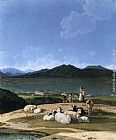 View of Lake Tegern by Wilhelm von Kobell